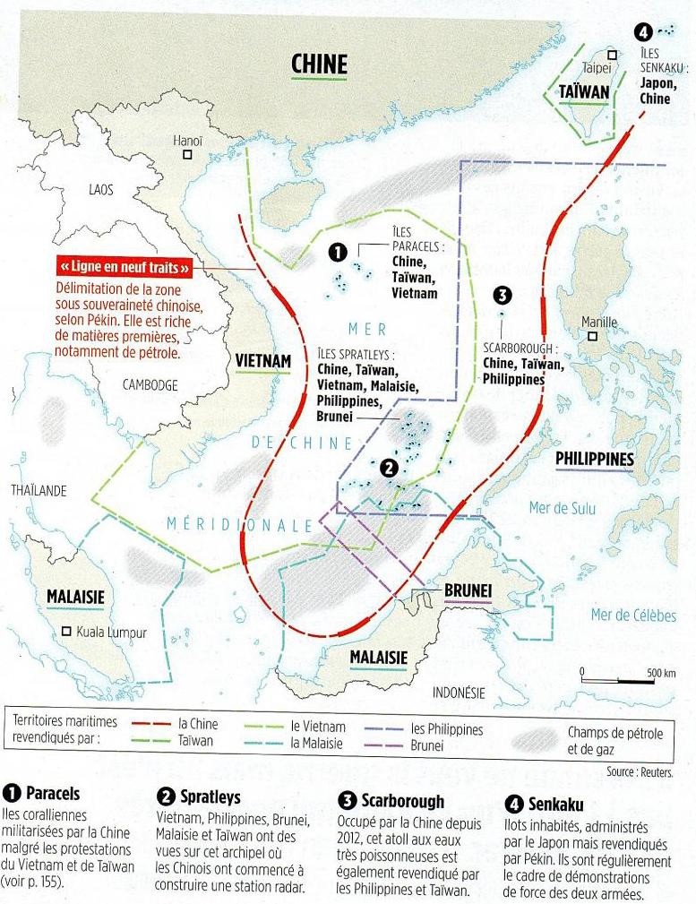 201603 actualite zone sous souverainete chinoise selon pekin